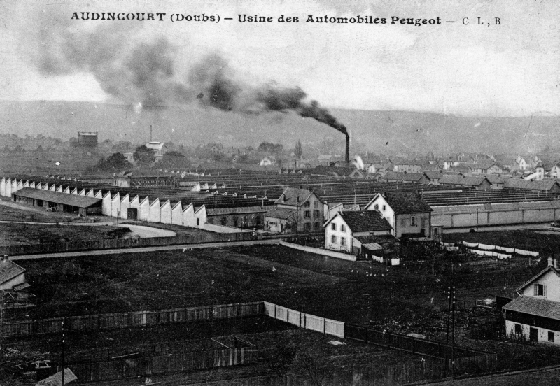 Audincourt usine des Autos Peugeot